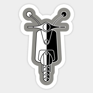 2Tone Scooter Sticker